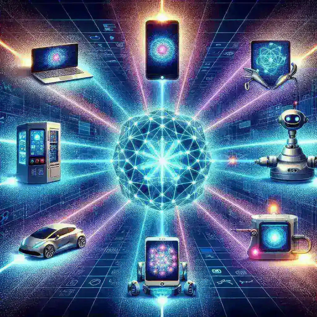 "Person using a laptop to explore quantum computing applications in daily life, highlighting the potential of quantum technology for everyday users."