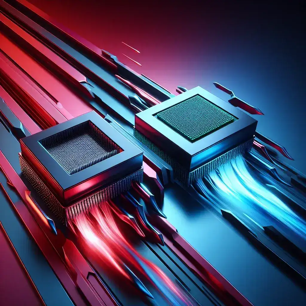 "AMD Ryzen 9000 Series CPUs showcased at launch event, highlighting innovative architecture and competitive performance to rival Intel's next-generation processors."