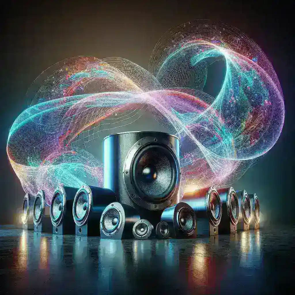 "Sonos speaker showcasing lossless spatial audio streaming capabilities, highlighting high-quality sound experience in modern home audio setup."